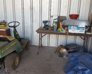 John Deere Tow Tractor, Tarp, Master Floor Heater