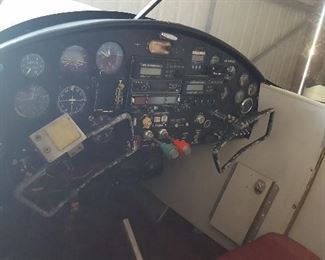 1961 Forney F-1A Trainer SN#5758 Airplane. Inside of Plane. Inside Panel View.