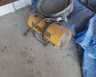 Master Floor Heater, Tarps