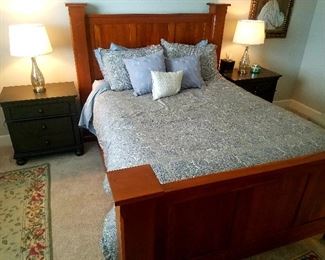 Amish made Queen Bed with hidden compartments