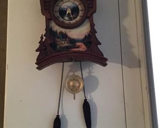 Thomas Kinkade Cuckoo Clock #A0808