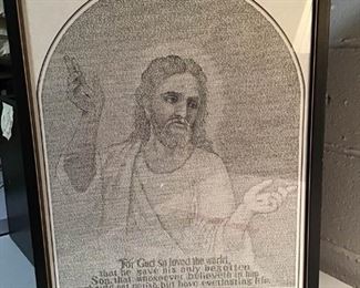 The Gospel According to St. John Framed Picture of Jesus
