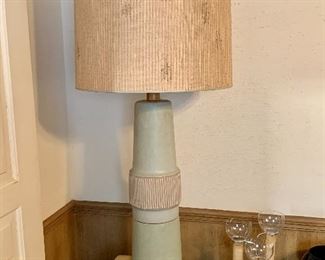 Large Vintage Marshall Pottery Lamp