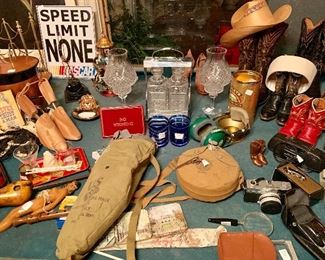 WW II Gas Mask, Canteen & Misc. Vintage