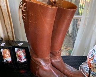 Vintage Texas A & M Senior Corps Boots