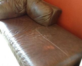 3 piece leather family room  - sofa, loveseat and chaise.  Will separate.