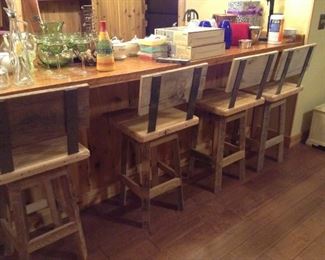 Stools - back view