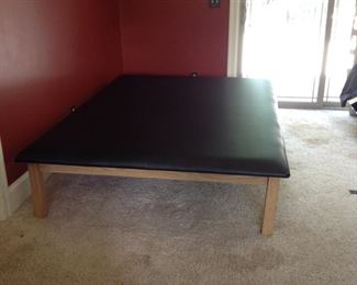 Like new physical therapy table - 5' x 7' x 18".    We removed the legs already for easy move.
