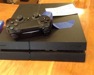 PS4 Gaming System with controller.  2 games also for sale.
