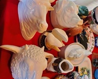 Big 3-D Ceramic Wall Hangings..All made in Italy and Hand painted