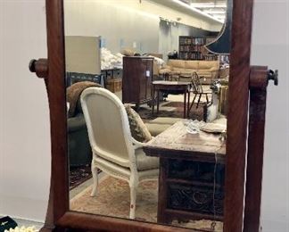 Antique vanity mirror