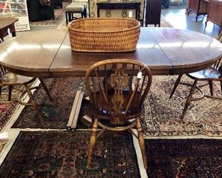 Check out all the rugs! Love them! These rugs here are older, more antique-y and filled with character!