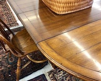 Two leaves - breaks down into much smaller table!