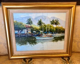 Signed oil on canvas