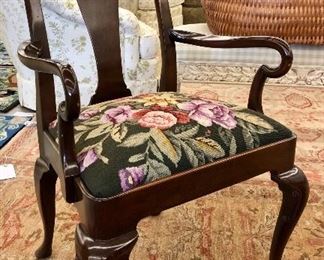 Baker Furniture Queen Anne Dining Chairs - cabriole legs