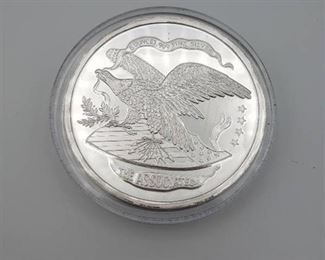 1995 New Orleans National Truck Driving Championships 5 ounces .999 Fine Silver Round