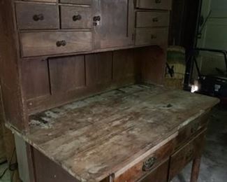 Amazing antique Hoosier style kitchen cabinet