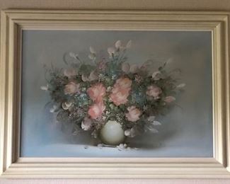 Pink Roses oil painting