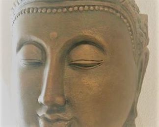 Buddha's Head clay statue 