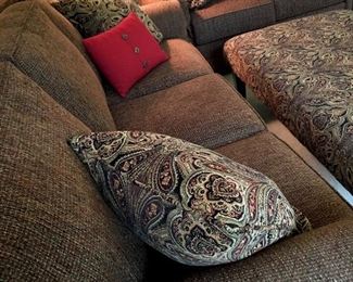 This Sylvania Sale Is Jammed Full Of Quality Furniture, Beautiful Decorative Items, A Full Kitchen, A Packed Basement, Outdoor Treasures!...Let's Start With The Furniture...In The Living Room Is A Beautiful 3 Cushion Sofa and Matching Loveseat...Like NEW!...