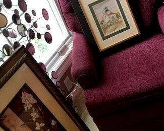 Another Cranberry Chair...That Rocks and Swivels...