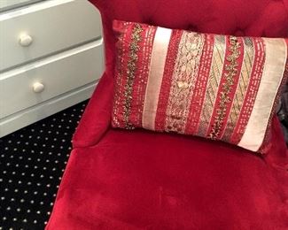 UBER CUTE Red Statement Chair!....