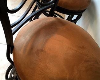 Three Swivel Counter Height Stools...