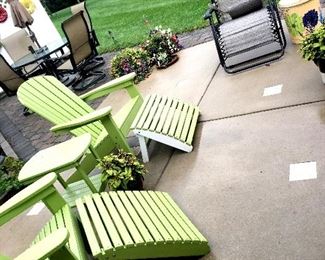 Chairs, Plants, and Yard Art...