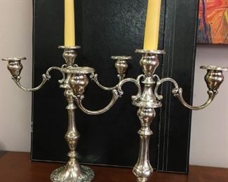 Francis the First sterling silver candlesticks - No longer available. NOTE: These were among the items stolen. 