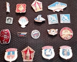 Pins from Russia.