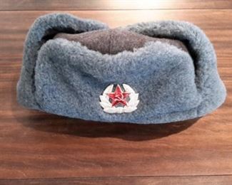 Authentic Russian Ushanka winter hat.