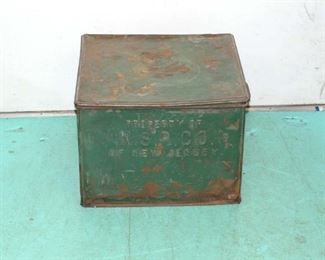 antique sugar box