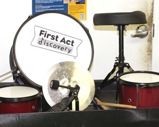 child's drum set
