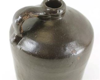 brown stoneware jug