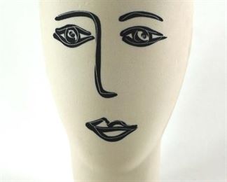 Donna Polseno Studio Art Face Vase