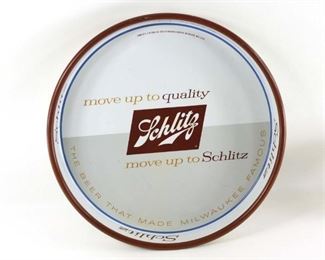 Schlitz beer tray