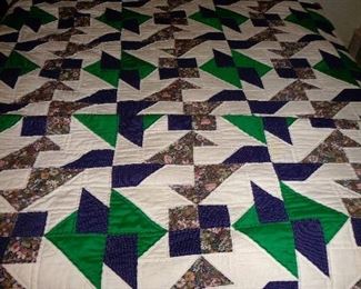 hand quilted