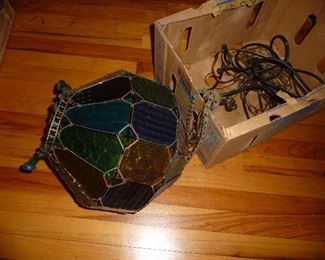 glass hanging lamp