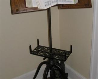 Music Stand with Cast Iron Base