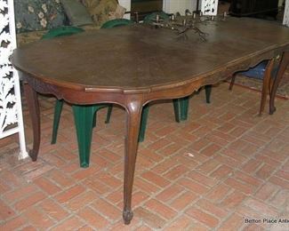 Large Dining Table with extensions... 8 ft long with extensions, 3 ft 8 wide and 30 inches tall