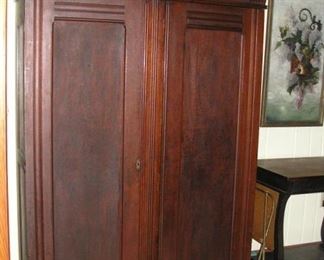 Smaller than normal Antique Wardrobe, this is a beauty