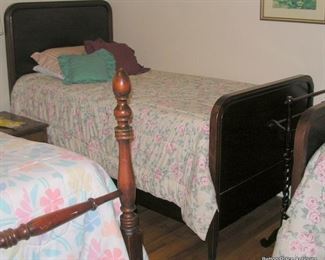 Matching Empire Period Twin Beds