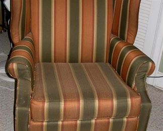 Armchair with ottoman