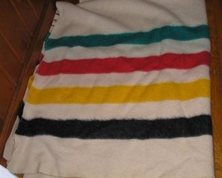 Hudson Bay antique Large Wool Blanket, there are two of these in the Sale