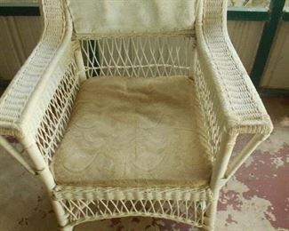 Wicker antique chair