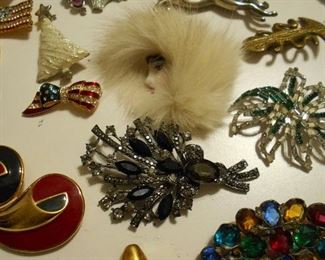 Costume brooch collection