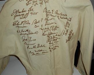 Vintage "autograph" jacket with late Texas Governor Allen Shivers 