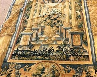 tapestry with iron rod