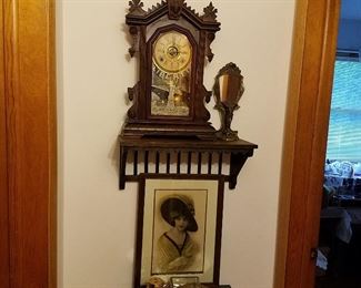 Ca. 1886 Liberty clock with Statue of Liberty on front. Running as of now, but clocks are not guaranteed.