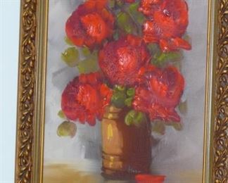 BEAUTIFUL  FLORAL PAINTING 